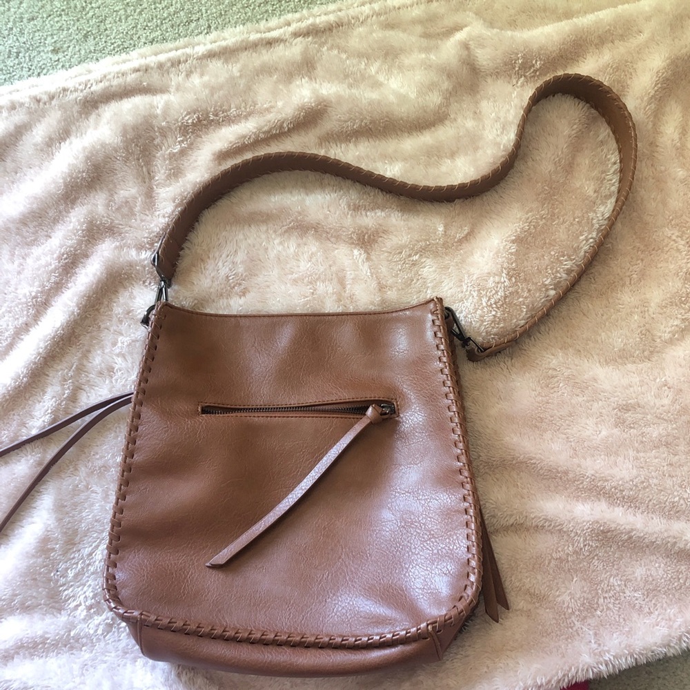 Antik Kraft Brown Leather Crossbody Bag